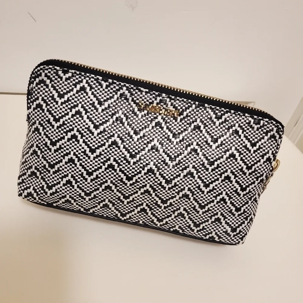 Sam & Libby Black & White Clutch